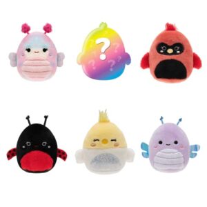 Squishville by Original Squishmallows Up in The Clouds Squad Plush - Six 2-Inch Squishmallows Plush Including Trudy, Iris, Cazlan, Charlize, and Devorah - Toys for Kids