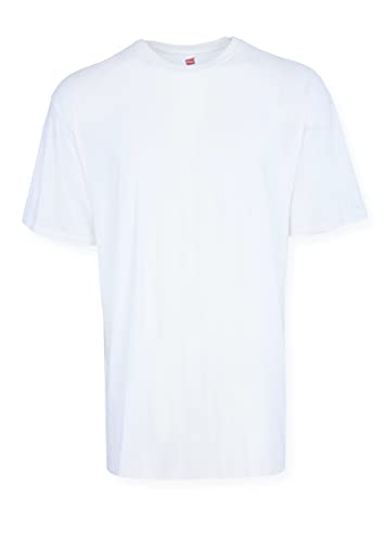 Hanes Men's Tagless ComfortSoft Crew Undershirt, White, XX-Large/Tall (Pack of 5)