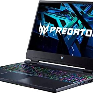 Acer Predator Helios Gaming Laptop 2023 Newest, 15.6" FHD 165Hz Display, Intel Core i7-12700H, 16GB DDR5 RAM, 512GB SSD, NVIDIA GeForce RTX 3060 Graphics, Bluetooth, Wifi6, Windows 11 Home, Black