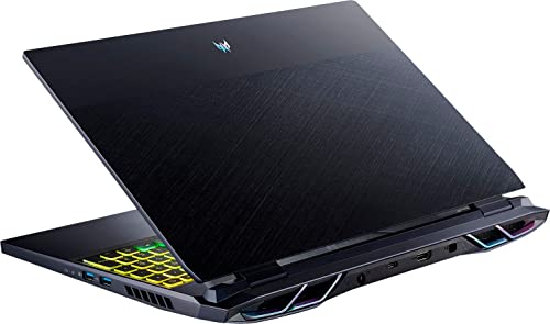 Acer Predator Helios Gaming Laptop 2023 Newest, 15.6" FHD 165Hz Display, Intel Core i7-12700H, 16GB DDR5 RAM, 512GB SSD, NVIDIA GeForce RTX 3060 Graphics, Bluetooth, Wifi6, Windows 11 Home, Black