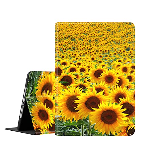 Case for New iPad Mini 6 2021 (6th Generation), Multi-Angle View Adjustable Stand Auto Wake/Slee for iPad Mini 6th Gen 8.3 Inch ,Sunflower