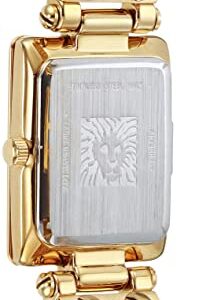 Anne Klein Women's Japanese Quartz Dress Watch with Stainless Steel Strap, Gold, 12 (Model: AK/3882CHGB)