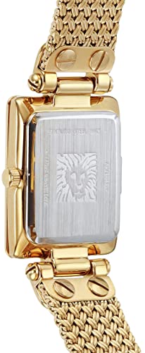 Anne Klein Women's Japanese Quartz Dress Watch with Stainless Steel Strap, Gold, 12 (Model: AK/3882CHGB)