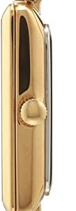 Anne Klein Women's Japanese Quartz Dress Watch with Stainless Steel Strap, Gold, 12 (Model: AK/3882CHGB)