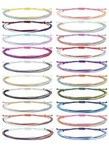 choice of all 20 pieces cute bracelets for teen girls sunflower string bracelet summer ocean anklets adjustable waterproof handmade bracelets anklets for women men