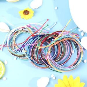 choice of all 20 Pieces Cute Bracelets for Teen Girls Sunflower String Bracelet Summer Ocean Anklets Adjustable Waterproof Handmade Bracelets Anklets for Women Men