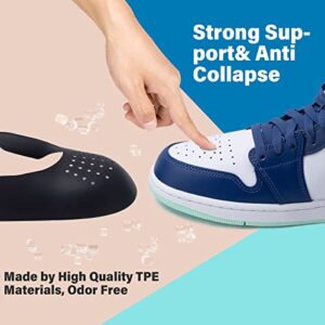 YOLOPARK Shoe Crease Protector for Air Force Shoes, 4 Pairs Shoe Anti Creases Guard to Prevent Sneaker Creases for Men's 7.5-13 Women's 5-9 (Women's US Size 5-9)