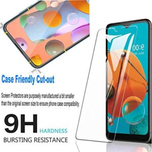 Samsung A53 5G Case, Galaxy A53 5G Case with [Tempered Glass Screen Protector Include] Circlemalls Military Grade 12 ft Drop Test Protection Shockproof with Ring Holder Kickstand Phone Cover- Black