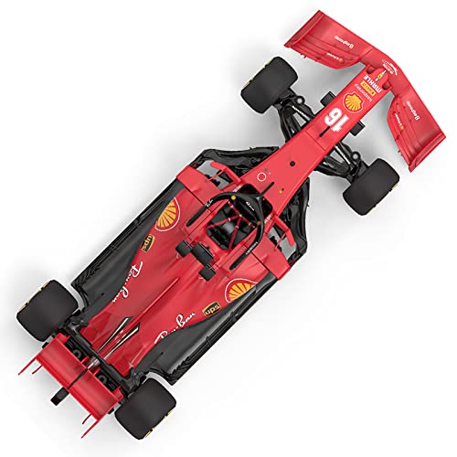 RASTAR RC Car Kits to Build for 1/16 Ferrari F1 Remote Control Car, Build Your Own RC Car Kit, Gift Ideas for 8+, Red