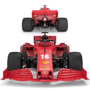 RASTAR RC Car Kits to Build for 1/16 Ferrari F1 Remote Control Car, Build Your Own RC Car Kit, Gift Ideas for 8+, Red