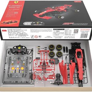 RASTAR RC Car Kits to Build for 1/16 Ferrari F1 Remote Control Car, Build Your Own RC Car Kit, Gift Ideas for 8+, Red