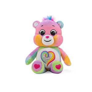 care bears 9" bean plush (glitter belly) - togetherness bear - soft huggable material! for ages 4-104 years