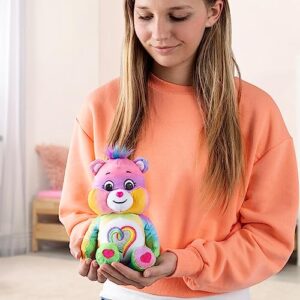 Care Bears 9" Bean Plush (Glitter Belly) - Togetherness Bear - Soft Huggable Material! For ages 4-104 years