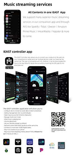 iEAST Olio AirPlay 2 Streaming Audio Receiver Adapter Works with Siri WiFi and Bluetooth Spotify&Tidal Connect Direct Multiroom Multizone Supporting 192khz/24bit Hi-Res Audio