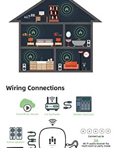 iEAST Olio AirPlay 2 Streaming Audio Receiver Adapter Works with Siri WiFi and Bluetooth Spotify&Tidal Connect Direct Multiroom Multizone Supporting 192khz/24bit Hi-Res Audio