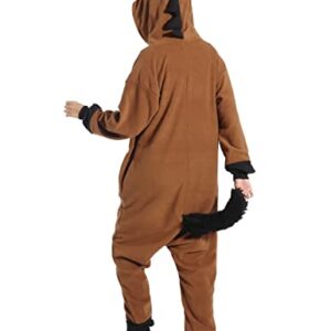 Adult Horse Onesie Pajamas Animal Cosplay Homewear Sleepwear Jumpsuit Costume for Women Men Girls Boys Teens