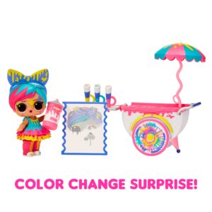 L.O.L. Surprise! OMG House of Surprises Art Cart Playset with Splatters Collectible Doll and 8 Surprises, Dollhouse Accessories, Holiday Toy, Great Gift for Kids Ages 4 5 6+ Years Old & Collectors