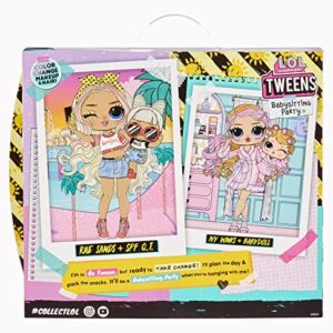 L.O.L. Surprise! Tweens Babysitting Beach Party with 20 Surprises Including Color Change Features and 2 Dolls – Great Gift for Kids Ages 4+, Multicolor