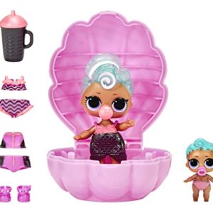 L.O.L. Surprise! Glitter Color Change Pearl (Purple) with 6 Surprises- Exclusive Collectible Doll & Lil Sister in Interactive Playset, Holiday Toy, Great Gift for Kids Ages 4 5 6+ Years Old