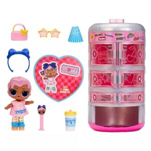 lol surprise loves mini sweets surprise-o-matic dolls with 9 surprises, candy theme, accessories, collectible doll, vending machine packaging, holiday toy, great gift for kids girls boys ages 4 5 6+