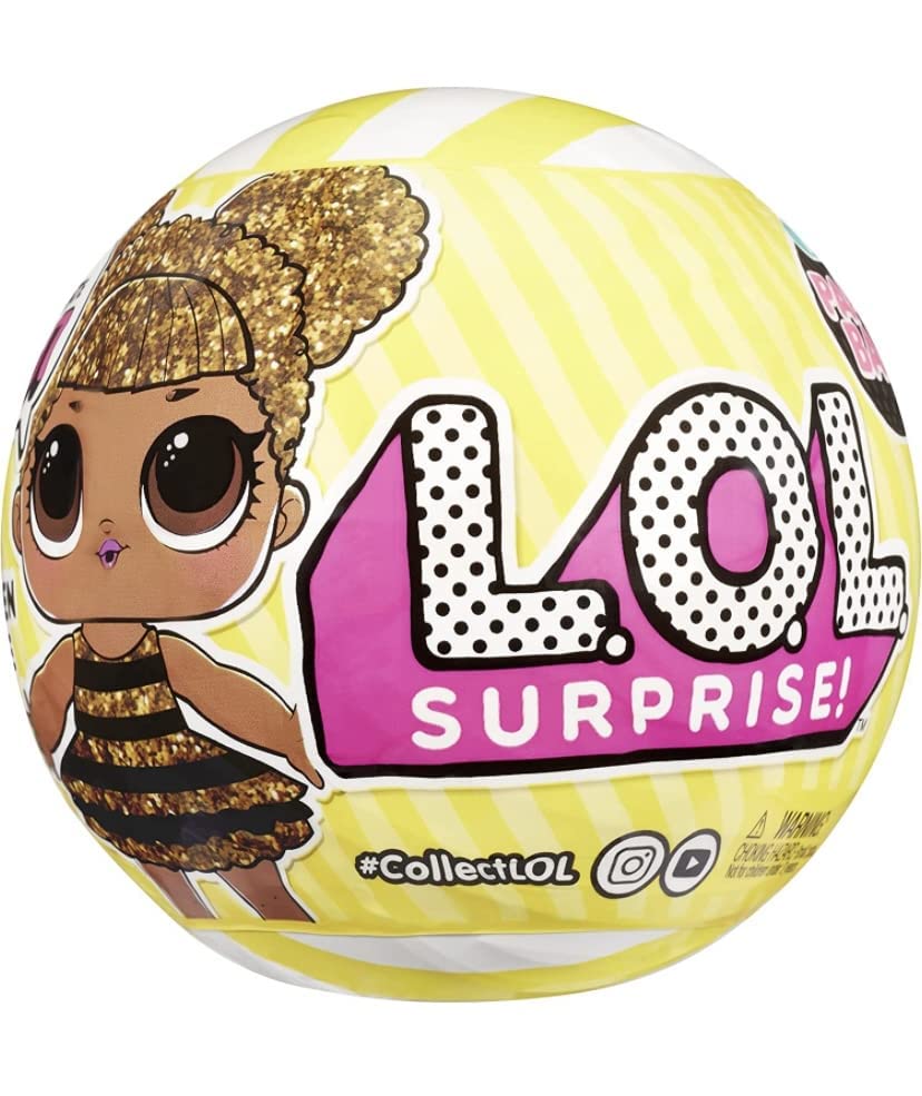 L.O.L. Surprise! 707 Queen Bee Doll with 7 Surprises in Paper Ball- Collectible Doll w/Water Surprise & Fashion Accessories, Holiday Toy, Great Gift for Kids Ages 4 5 6+ Years Old & Collectors