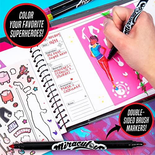 Miraculous Fashion Designer Sketchbook, Miraculous Ladybug Toys, Ladybug and Cat Noir, Ladybug and Cat Noir Toys, Miraculous Ladybug Stickers, Miraculous Stickers, Ladybug Toy, Ladybug Girl, Ages 6+