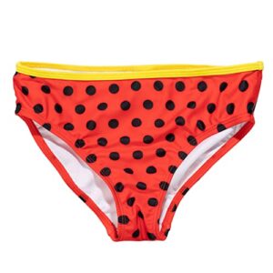 Miraculous Cat Noir Ladybug Big Girls 4 Piece Swimsuit Set 10-12