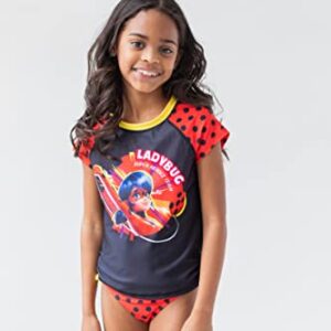 Miraculous Cat Noir Ladybug Big Girls 4 Piece Swimsuit Set 10-12