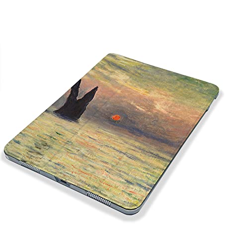 Claude Monet Sunset at Etretat case Compatible with iPad Mini Air Pro 7.9 8.3 9.7 10.2 10.9 11 12.9 inch Pattern Cover New 2022 2021 Trifold Stand 3 4 5 6 7 8 9 Generation (8.3 Mini 6)