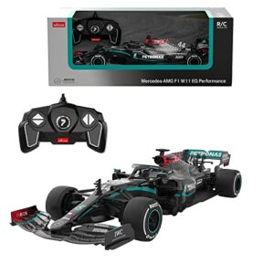 zmz remote control car 1:18 scale licensed rc mercedes-amg f1 w11 eq series, f1 rc car boy toys, model cars display vehicles for boys and girls toy cars for adults boys girls 7 years old gift (black)