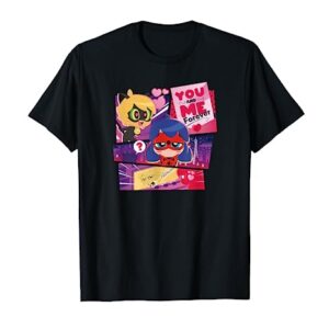 Miraculous Ladybug Chibi Collection You and Me forever T-Shirt