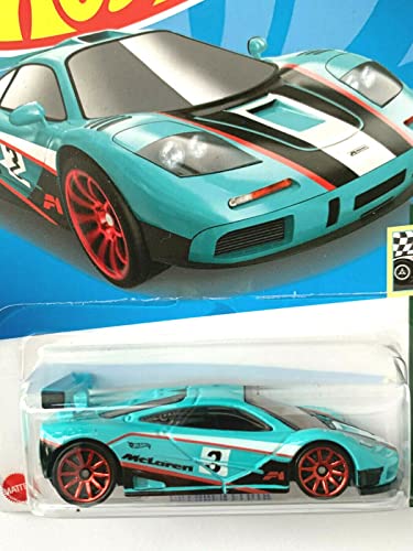 DieCast Hot Wheels McLaren F1 GTR, Retro Racers 3/10 [Turquoise] 57/250