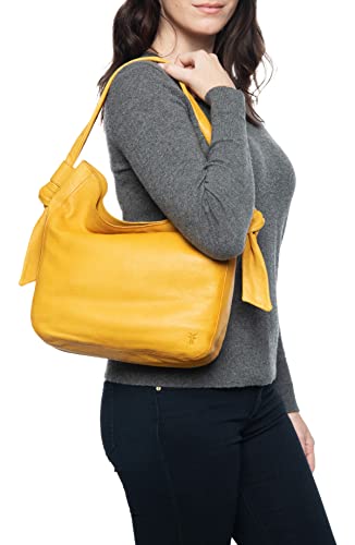 Frye Womens Nora Knotted Hobo Bag, Yellow, One Size US