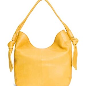 Frye Womens Nora Knotted Hobo Bag, Yellow, One Size US