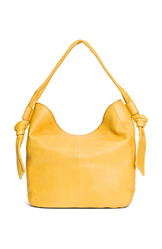 Frye Womens Nora Knotted Hobo Bag, Yellow, One Size US