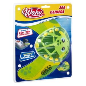 WAHU Sea Gliders Turtle - Underwater Pool Toy Glides Up to 60 Feet - Self-Propelled Jet with Adjustable Fins to Spiral and Boomerang