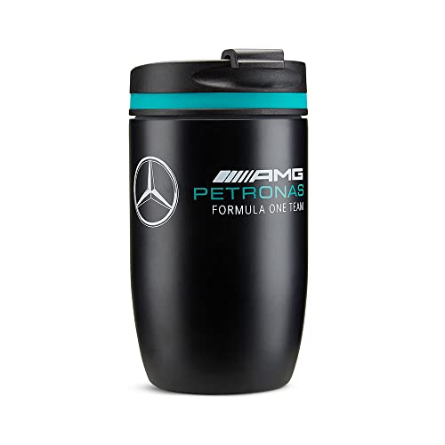 Mercedes AMG Petronas Formula One Team - Official Formula 1 Merchandise - Thermal Drinks Tumbler - Black - 350ml