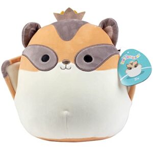 squishmallows 8" ziv the sugar glider - officially licensed kellytoy plush - collectible soft & squishy flying squirrel stuffed animal toy - add to your squad - gift for kids, girls & boys - 8 inch