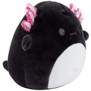 Squishmallows 8" Jaelyn The Black Axolotl - Officially Licensed Kellytoy Plush - Collectible Soft & Squishy Axolotl Stuffed Animal Toy - Add to Your Squad - Gift for Kids, Girls & Boys - 8 Inch