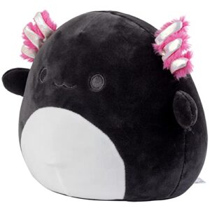 Squishmallows 8" Jaelyn The Black Axolotl - Officially Licensed Kellytoy Plush - Collectible Soft & Squishy Axolotl Stuffed Animal Toy - Add to Your Squad - Gift for Kids, Girls & Boys - 8 Inch