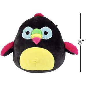 Squishmallows 8" Tito The Toucan - Official Kellytoy Adorable Plush - Cute and Soft Bird Stuffed Animal Toy - Great Gift for Kids