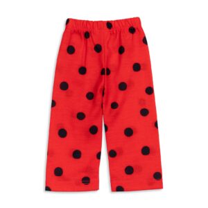 Miraculous Ladybug Little Girls 4 Piece Pajama Shirt And Pants Matching Doll Outfit 14-16 Red