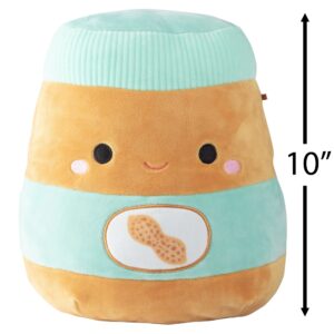 Squishmallows 10" Antoine The Peanut Butter - Officially Licensed Kellytoy Plush - Collectible Soft & Squishy Stuffed Animal Toy - Add to Your Squad - Gift for Kids, Girls & Boys - 10 Inch