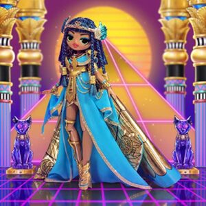 lol surprise omg fierce collector cleopatra fashion doll- limited edition 11.5" premium collector doll with luxe blue & gold royal outfit accessories, holiday toy, great gift for ages 4 5 6+ years old