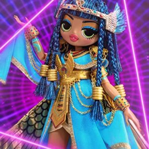 LOL Surprise OMG Fierce Collector Cleopatra Fashion Doll- Limited Edition 11.5" Premium Collector Doll with Luxe Blue & Gold Royal Outfit Accessories, Holiday Toy, Great Gift for Ages 4 5 6+ Years Old