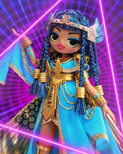 LOL Surprise OMG Fierce Collector Cleopatra Fashion Doll- Limited Edition 11.5" Premium Collector Doll with Luxe Blue & Gold Royal Outfit Accessories, Holiday Toy, Great Gift for Ages 4 5 6+ Years Old