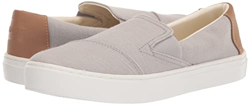 TOMS Women's Devon Sneaker, Mid Grey Textured, 8.5