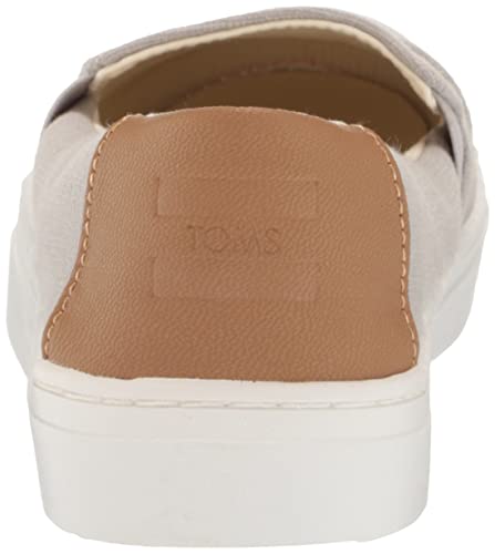 TOMS Women's Devon Sneaker, Mid Grey Textured, 8.5