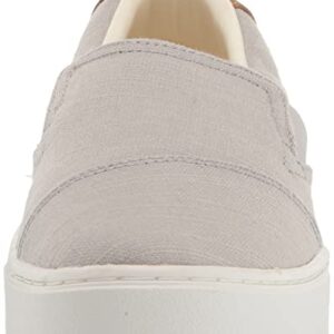 TOMS Women's Devon Sneaker, Mid Grey Textured, 8.5