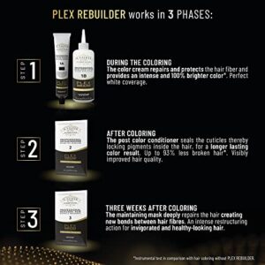 Il Salone Milano Plex Rebuilder Permanent Hair Color- 10.1 Extra Light Ash Blonde Hair Dye - Professional Salon - Premium Quality - Protects and Restructures - Paraffin, Paraben, Ethyl Alcohol Free